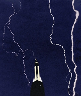 Lightning Strike Image Stampe: Lightning strike