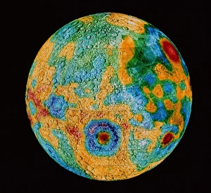 Planetary Science Photos Stampe: Lunar gravity
