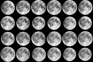 Immagini datate 2010 gennaio: Serie di librazione lunare