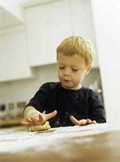 Homemade Biscuits Stampe: Making biscuits