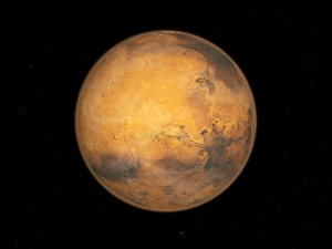Martian Landscape Stampe: Mars, artwork