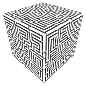 Computer Stampe: Labirinto, arte