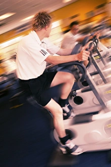 Male Fitness Stampe: Men exercising