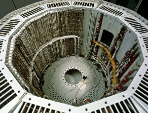 Stampe di Il Minuteman è il sistema di guida del missile NS-10Q da un missile balistico intercontinentale (ICBM) Minuteman che trasportava una testata nucleare Immagini del 12 giugno 2002: Minuteman