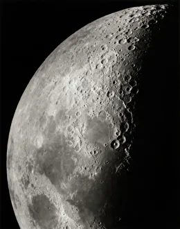 Lunar Surface Photography Stampe: Moon surface detail
