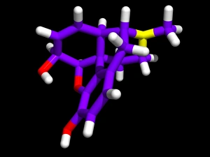 Analgesic Medication Stampe: Morphine molecule