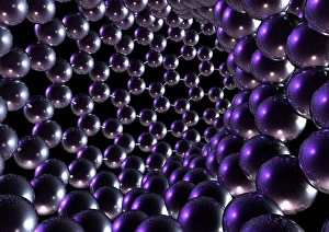 Fullerene Structure Stampe: Nanoring structure, artwork