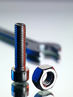 Industrial Hardware Stampe: Nut and bolt