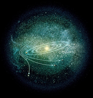 Science Astronomy Images Stampe: Oort cloud formation