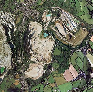 Open Cast Mining Stampe: Open cast mine