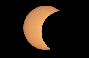 Annular Solar Eclipse Stampe: Partial phase of an annular eclipse (10 / May / 1994)
