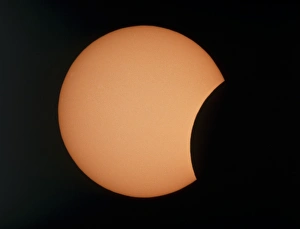 Annular Solar Eclipse Stampe: Partial phase of an annular solar eclipse, 10 / 5 / 94