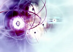 Atomic Structure Diagram Stampe: Atomic structure, conceptual artwork