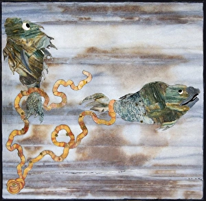 Zodiac Signs Illustration Stampe: Pisces
