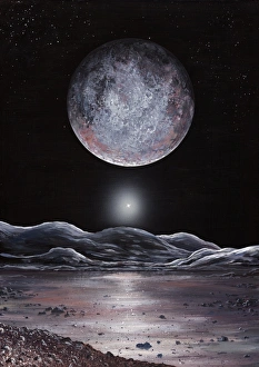 Plutone Stampe: Plutò visto da Carone, opera d'arte