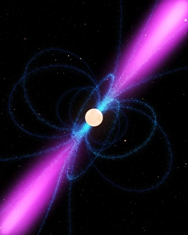 Stampe di Pulsar, arte informatica del computer Immagini datate 2010 febbraio: L'opera di Pulsar
