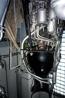 Soviet Space Exploration Stampe: R-1 Soviet rocket engine