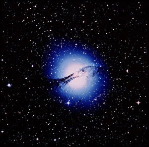 UK Schmidt Telescope Imagery Stampe: Radio galaxy Centaurus A