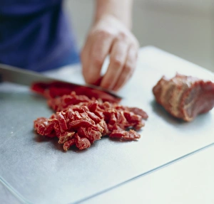 Kitchen Knife Skills Stampe: Red meat