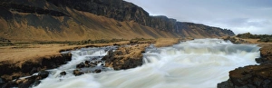 Vik Iceland Landscape Stampe: River rapids