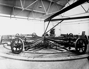 20th Century Transportation History Stampe: Road testing machine, 1911