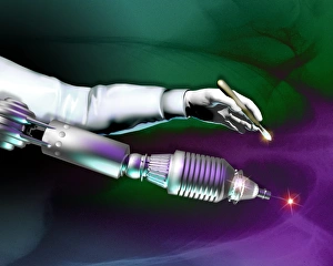 Future Of Medicine Stampe: Robotic surgery