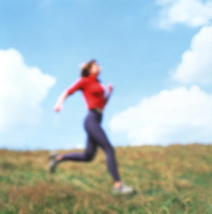 Female Jogger Stampe: Running