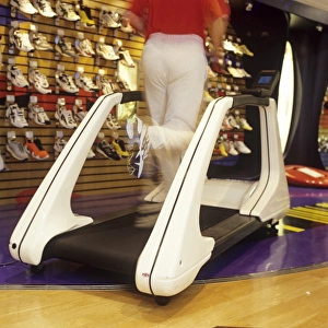 Male Gym Workout Stampe: Running machine