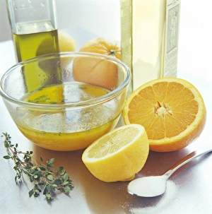 Salad Dressing Ingredients Stampe: Salad dressing