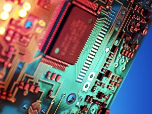 Personal Computer Components Stampe: Silicon chip