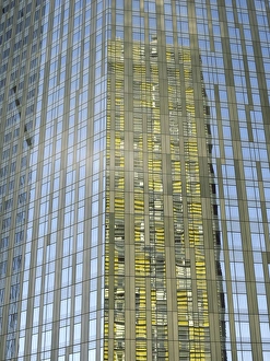Stampe di Vetrine di vetro riflettenti il calore sugli grattacieli a Las Vegas, Nevada Immagini del 20 settembre 2011: Riflessi degli grattacieli