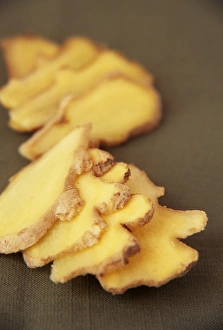 Spices And Herbs Stampe: Sliced ginger root