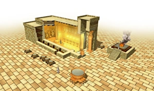 Hebrew Bible Illustrations Stampe: Solomons Temple, artwork
