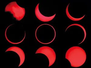 Solar Eclipse Photography Stampe: Annular solar eclipse