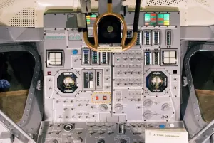 Space Exploration History Stampe: Apollo Lunar Module interior