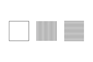 Stampe di Illusione quadrata - la sottodivisione porta all'illusione di un aumento della dimensione Immagini datate 2004 agosto: Illuminazione quadrata - sottodivisione