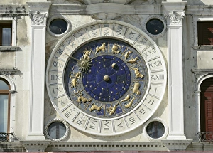 Venice Clock Tower Stampe: St Marks Clock, Venice