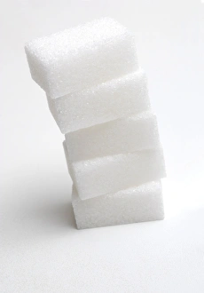 Kitchen Ingredients Stampe: Stack of sugar cubes C014 / 1278