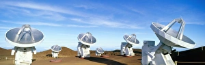 Mauna Kea Observatory Stampe: Submillimeter Array telescopes, Hawaii