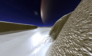 Space Science Images Stampe: Surface of Europa, artwork