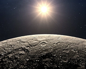 Planetary Science Images Stampe: Surface of Mercury, artwork