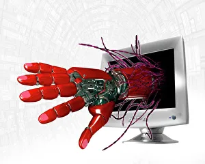 Immagini datate 2008 maggio: La tecnofobia è un'opera d'arte concettuale