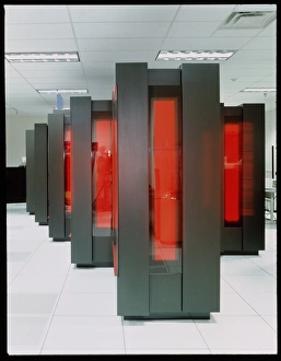 Stampe di Un calcolatore parallelo massivo. Una Connection Machine CM-5, un calcolatore parallelo massivo (CMP) realizzato dalla Thinking Machines Corporation Immagini datate 1995 marzo: Macchina pensante CM-5 calcolatore parallelo massivo