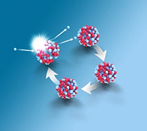 Nuclear Power Generation Stampe: Thorium cycle, artwork
