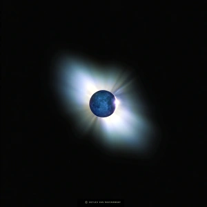 Total Solar Eclipse Stampe: Total solar eclipse, artwork