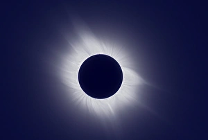 Total Solar Eclipse Stampe: Total solar eclipse at totality