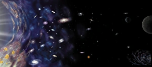 Astronomy Images Stampe: Universes evolution