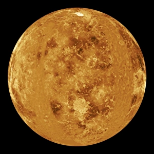 Space Science Images Stampe: Venus, radar map