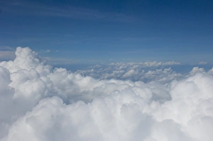 Aerial View Of Clouds Stampe: View above clouds
