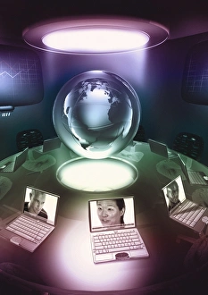 Global Communication Network Stampe: Virtual office